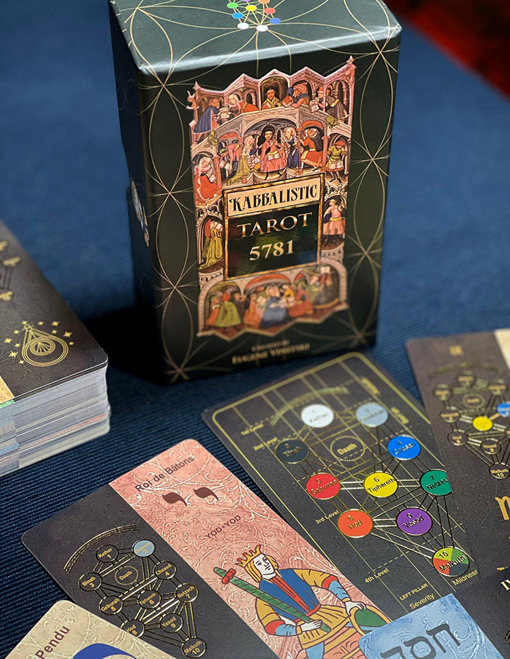 Bộ Bài Kabbalistic Tarot 5781 78 Lá Bài