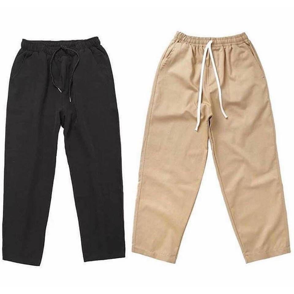 Quần crop pants kaki unisex