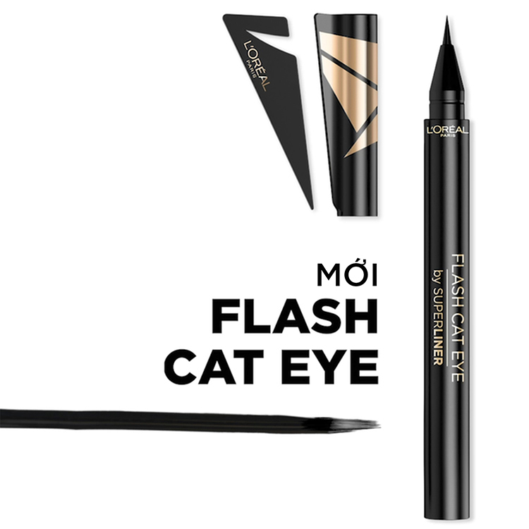 Bút Kẻ Mắt L'Oreal Paris Flash Cat Eye By Superliner Chống Nước Lâu Trôi PL805