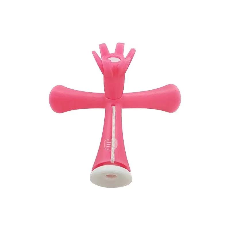 1 PC Tripod Golf Tee Với Gói Có Thể Điều Chỉnh Độ Cao Tự Đứng Golf Tee Huấn Luyện Phụ Kiện Thể Thao Phần 4 Màu Đỏ Cam Color: Pink