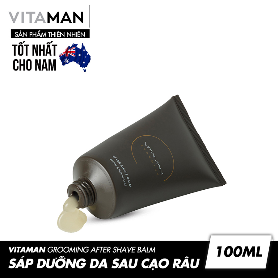 Sáp Dưỡng Da Sau Cạo Râu Vitaman Grooming After Shave Balm 100ml