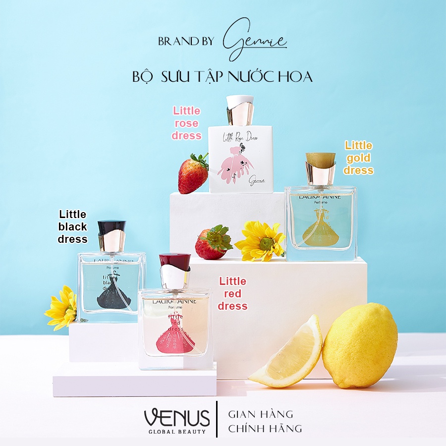 Bộ đôi Nước hoa Nữ Gennie Little Rose + Black Dress 50ml