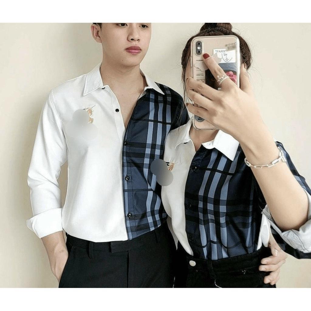 Áo sơ mi cặp đôi CỰC ĐẸP HOẠ TIẾT CARO