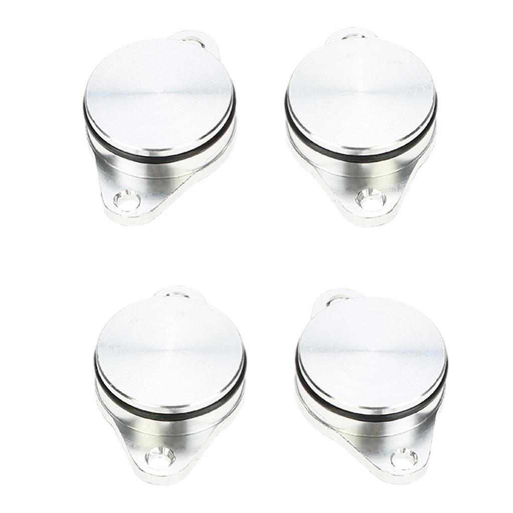 4 Pieces 33mm Swirl Flap Blanking Bungs For BMW E91 E39 E38 E53 E70 E71