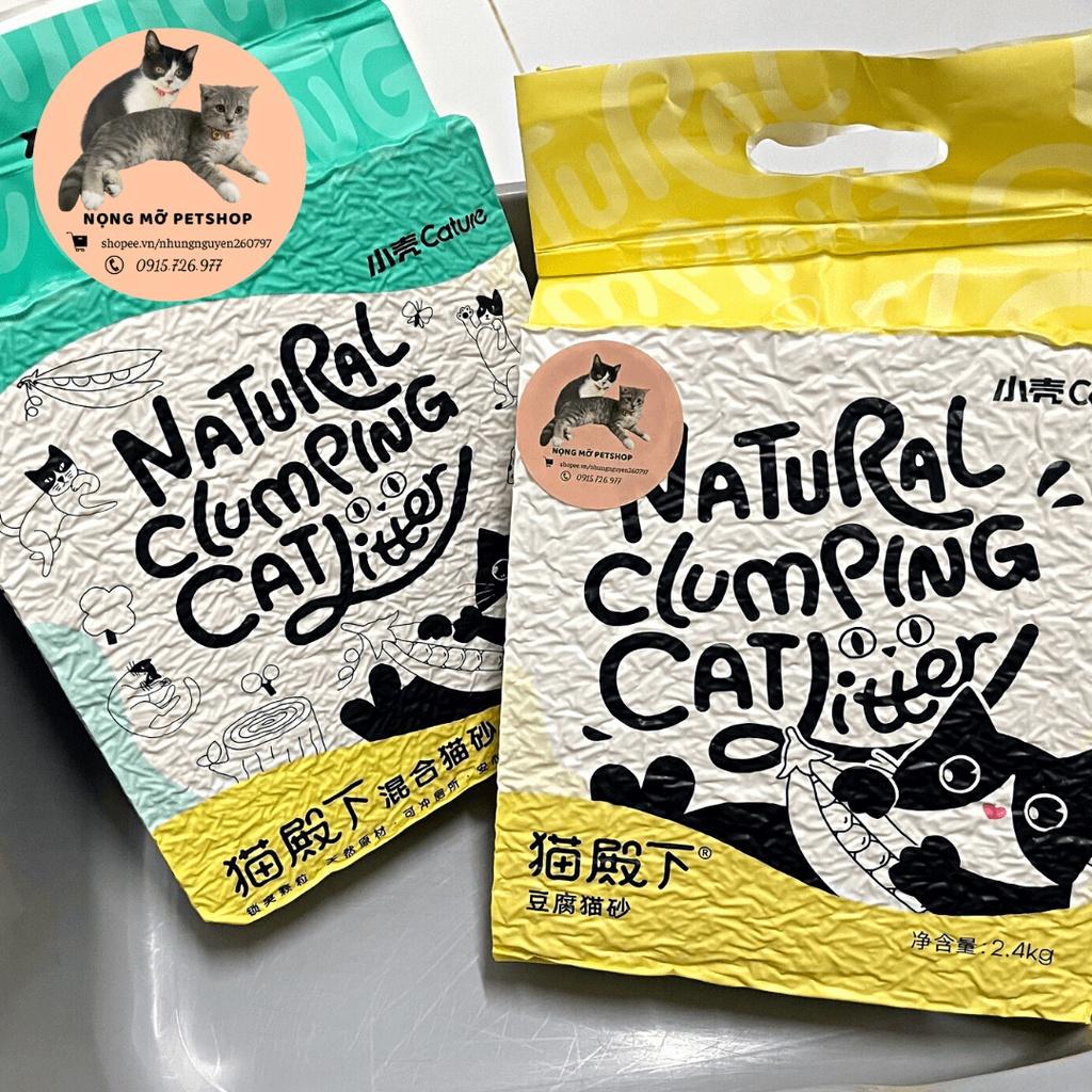 Cát vệ sinh đậu nành cho Mèo CATURE nội địa Trung | túi 2.4kg- 6L- thải được qua bồn cầu