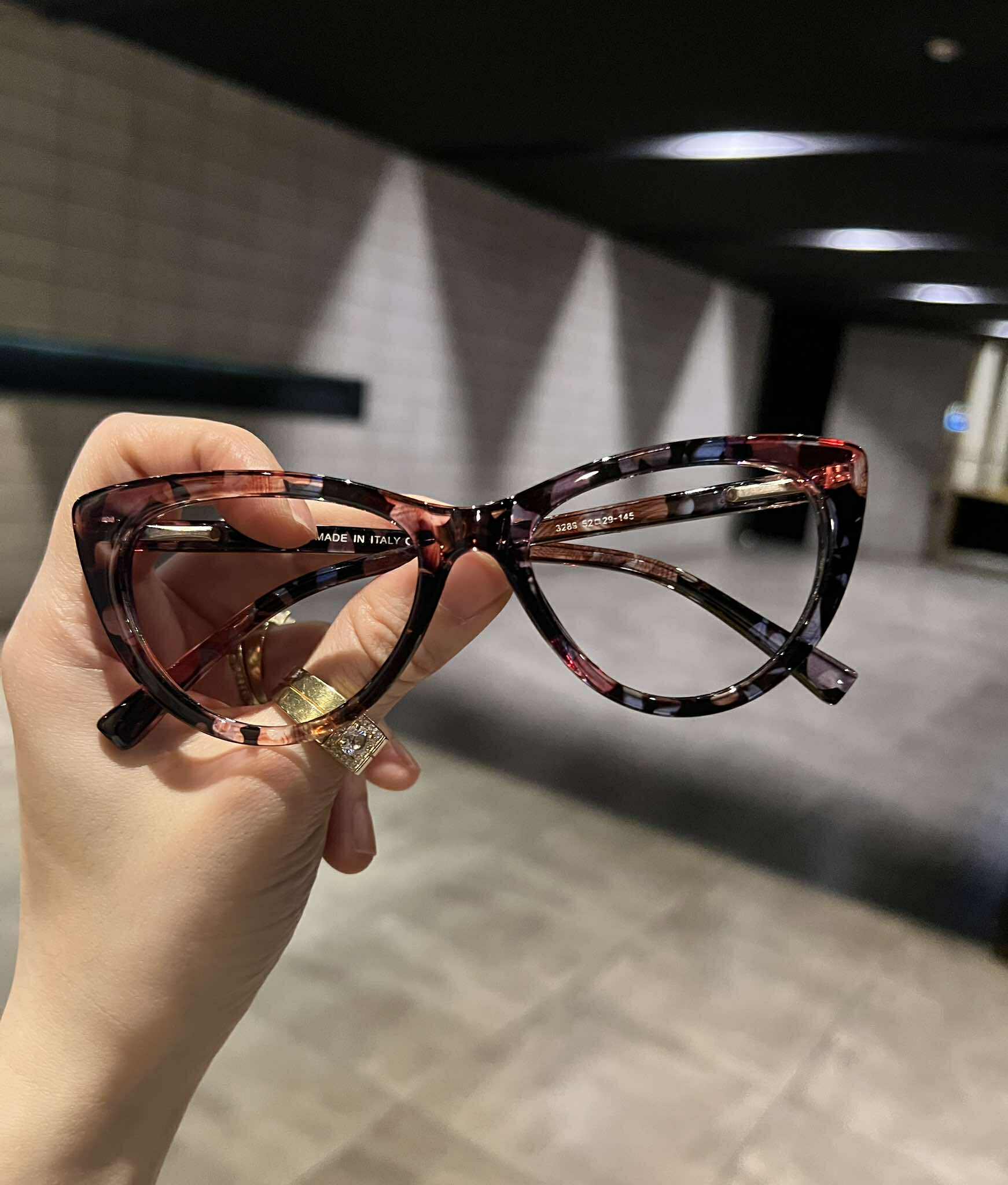 Kính Mắt mèo thời trang ulzang màu sắc nổi bật cho nữ