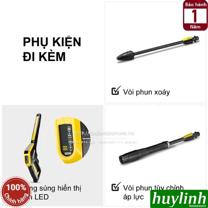 Máy xịt rửa xe cao áp Karcher K5 Power Control - Sản xuất tại Italy - Motor cảm ứng từ - Hàng chính hãng