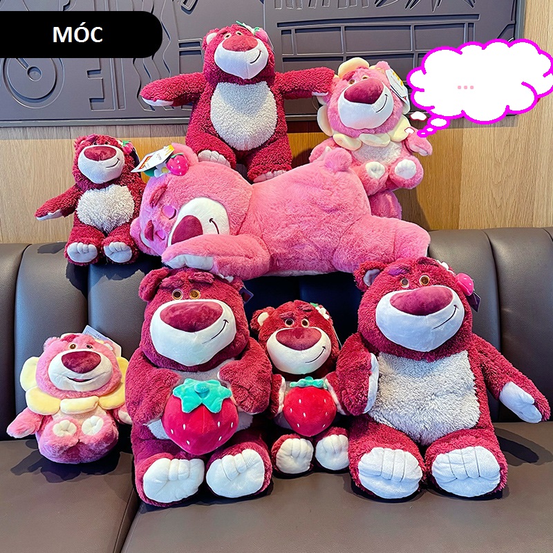 GẤU BÔNG GẤU DÂU LOTSO siêu mịn và thơm dâu