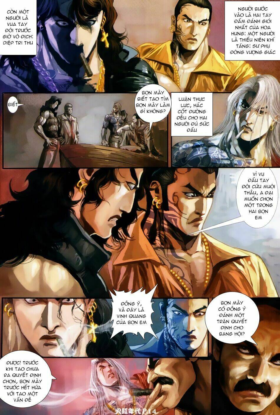 hỏa hồng niên đại hắc cốt đường chapter 47 12