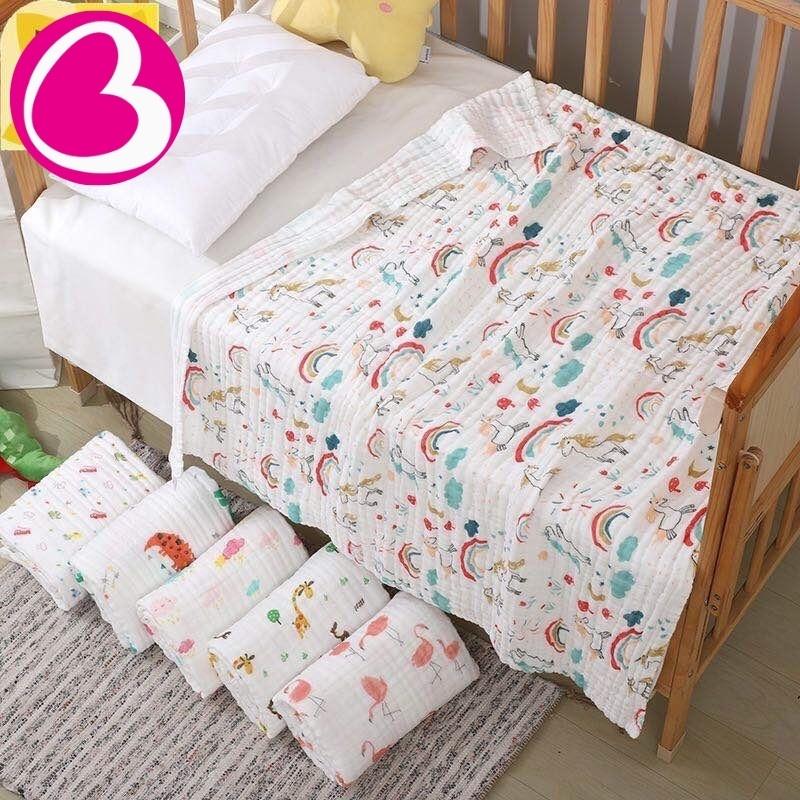 Chăn, mền, khăn tắm xô nhăn sợi tre 6 lớp Kiluta cho bé 110x110cm