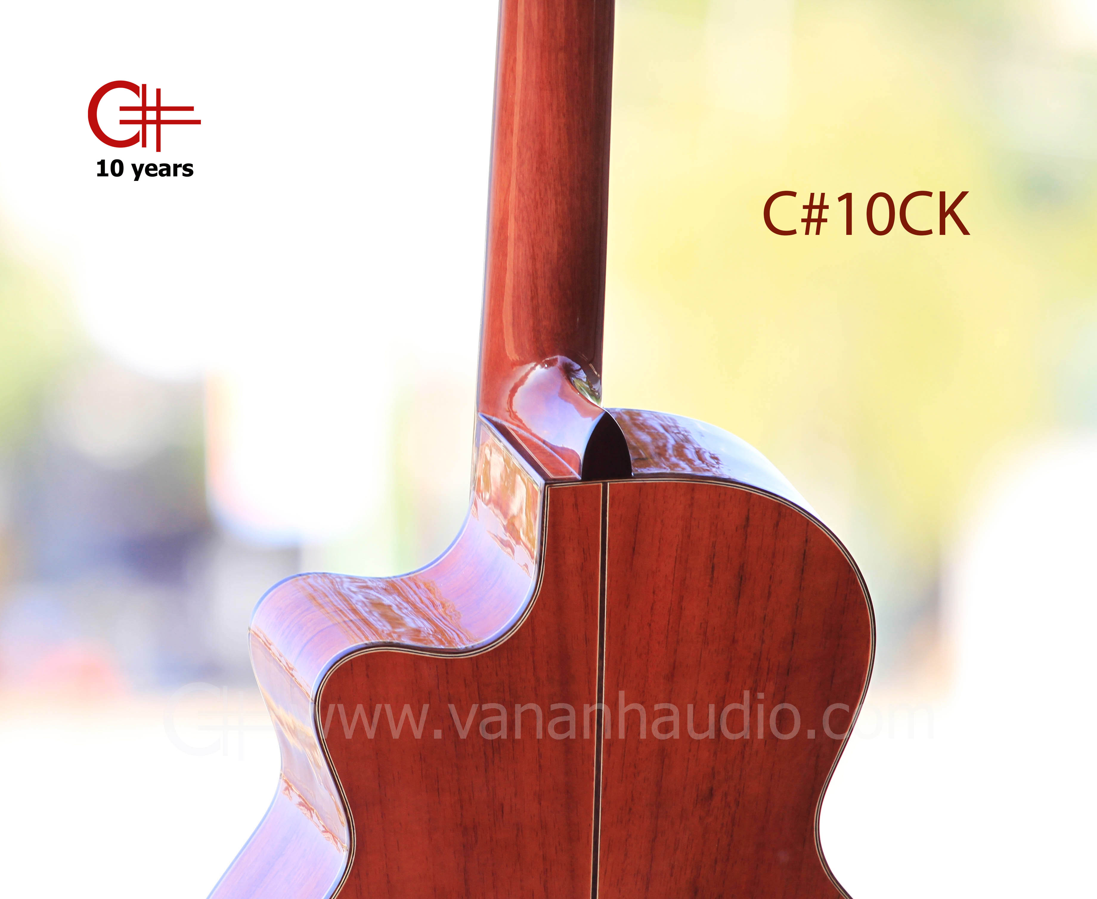 Đàn guitar classic C#10CK gắn EQ-Metb12