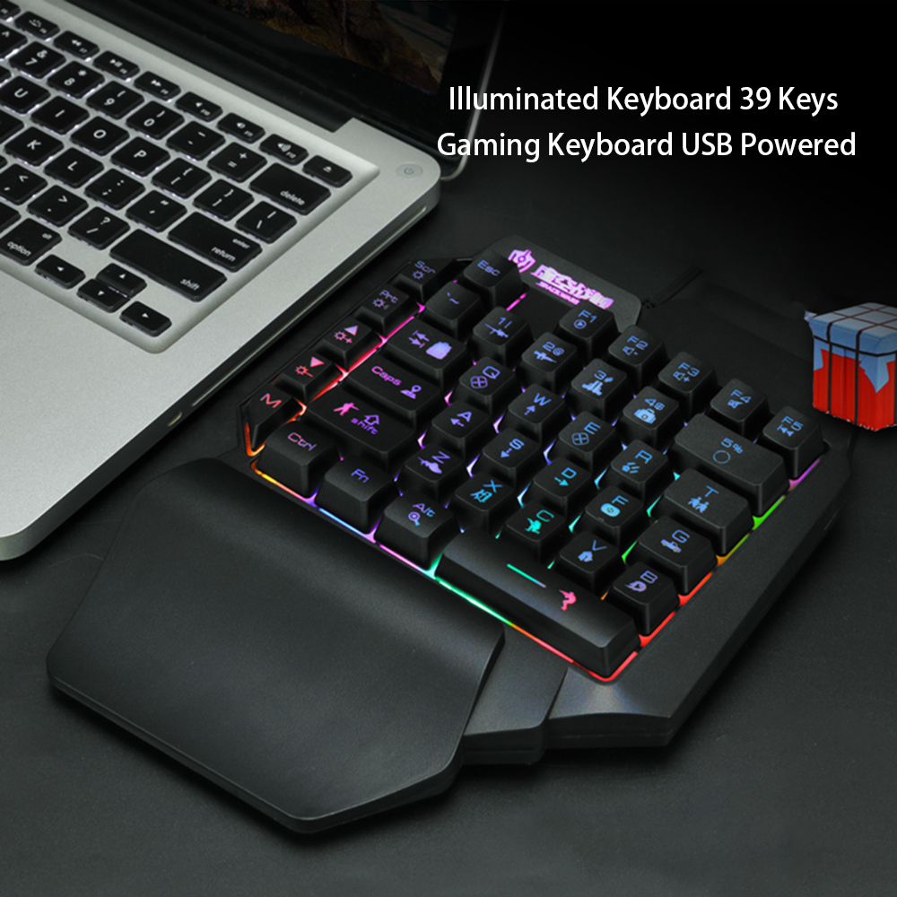 Bàn phím  chơi game chiếu sáng  được hỗ trợ bởi USB Vận hành Hiệu ứng ánh sáng đa dạng cho máy tính  xách tay