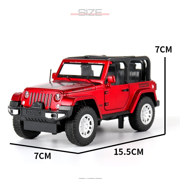 Mô Hình Xe Jeep Kim Loại Tỷ Lệ 1:32