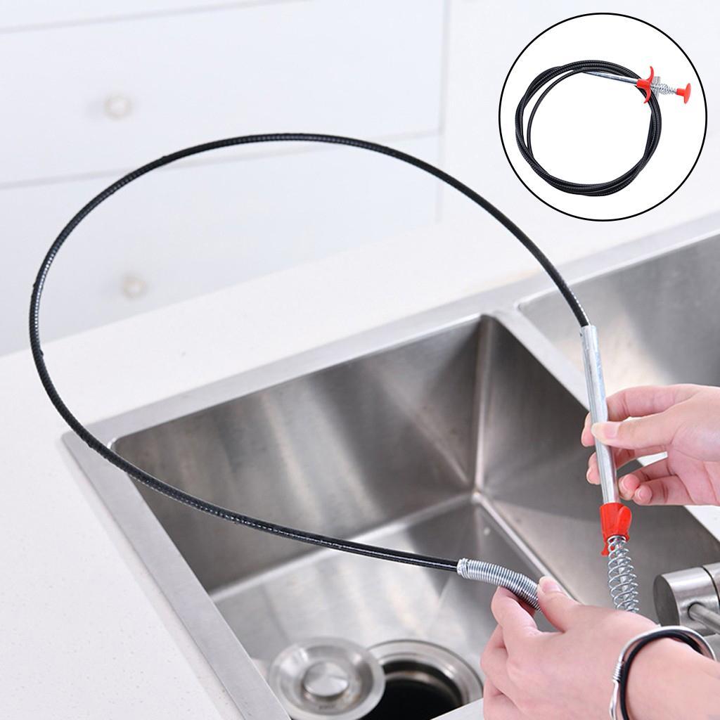 Sink Hook Kitchen Bathroom Sewer Dredging Tool    160cm