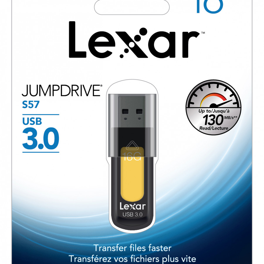 USB Lexar S57 JumpDrive 16GB - USB 3.0 - Hàng Chính Hãng