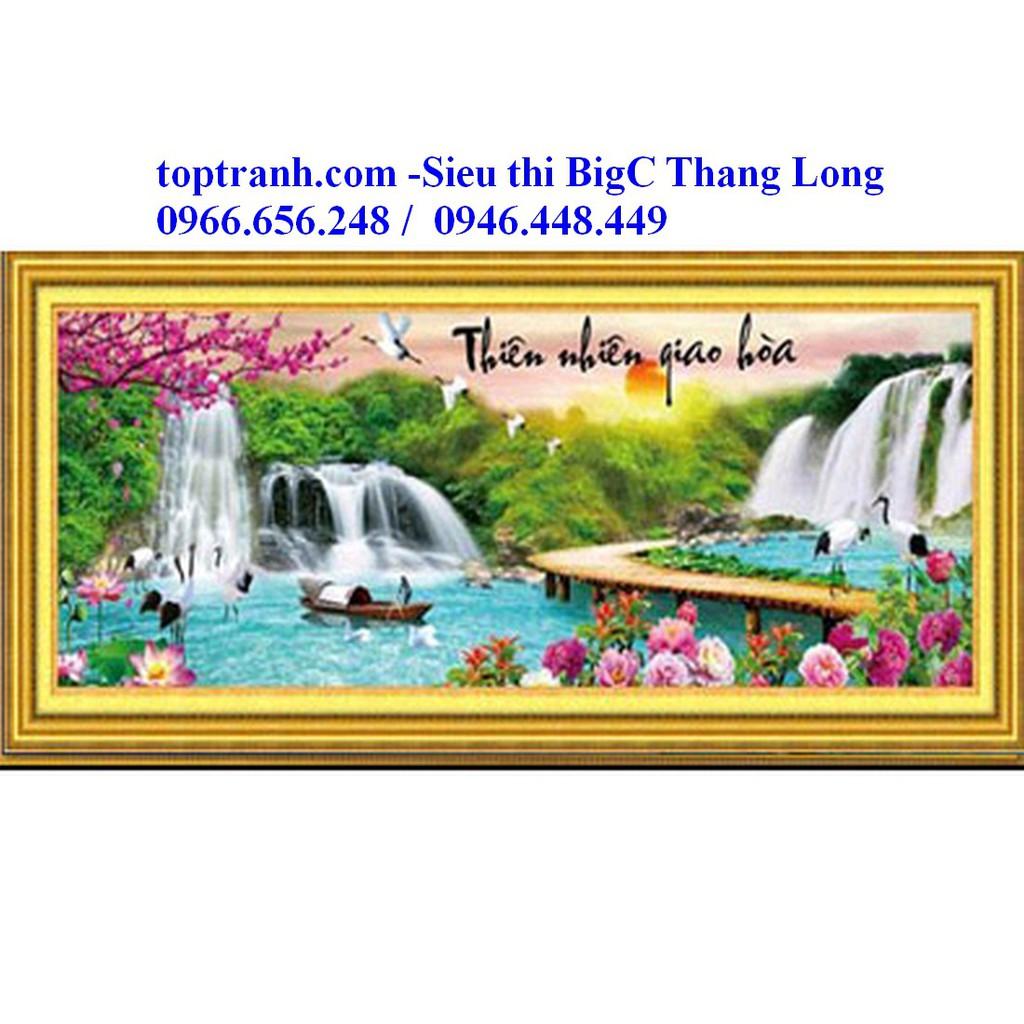 Tranh thêu chữ thập Thiên nhiên giao hòa 222791 chưa thêu