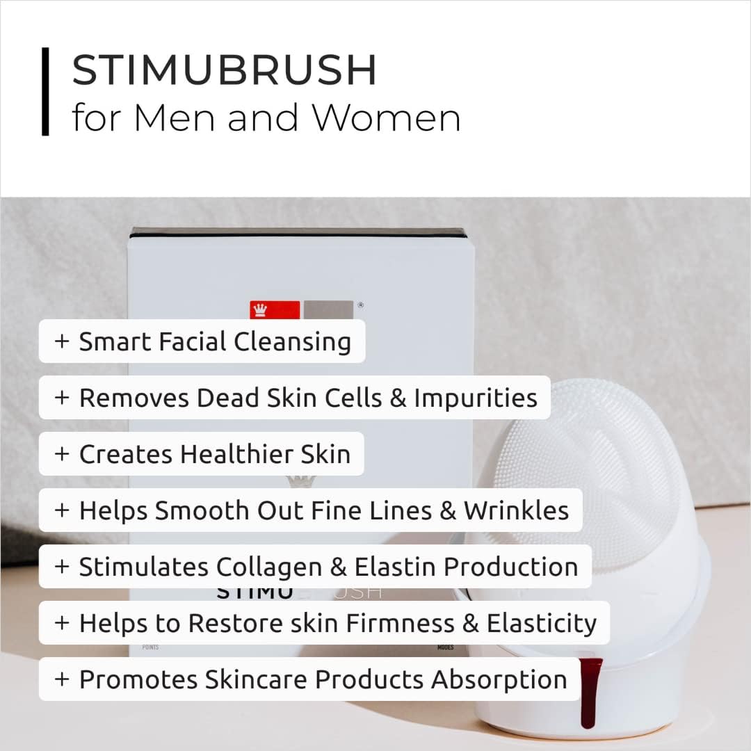 Máy rửa mặt làm sạch da mặt thông minh STIMUBRUSH Smart Facial Cleansing của Ds Laboratories Mỹ