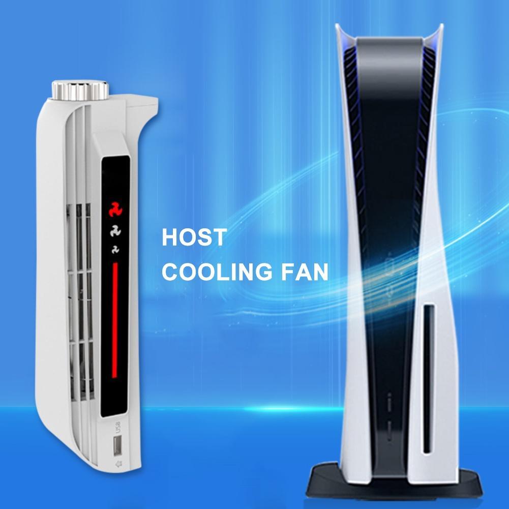Quạt Tản Nhiệt Cho Máy Chơi Game PS5 / Playstation 5 Kèm Đèn Chỉ Báo Giao Diện USB