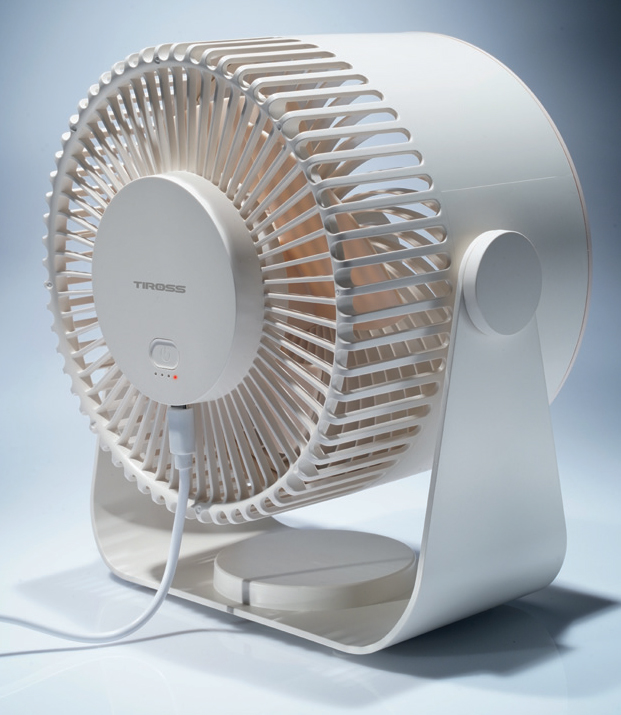 Quạt sạc tích điện Tiross TS2283 - Hàng chính hãng