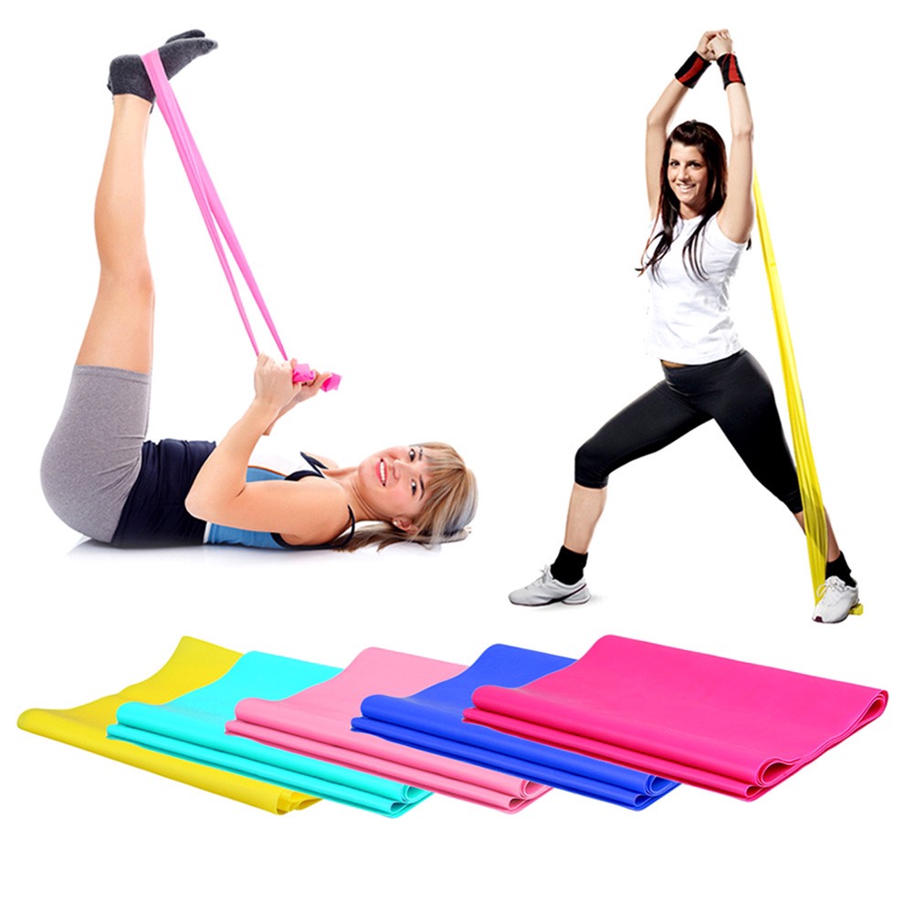 Dây Cao Su Đàn Hồi Kháng Lực Tập Thể Dục Yoga 1,5 Mét AK28