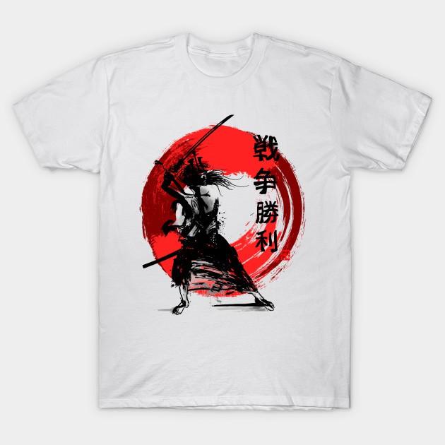 Áo Tshirt thường SAMURAI Japanese Unisex