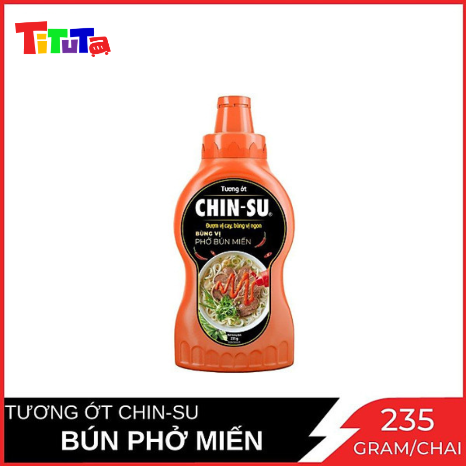 Tương ớt CHIN-SU Bùng Vị Phở Bún Miến Chai 235g