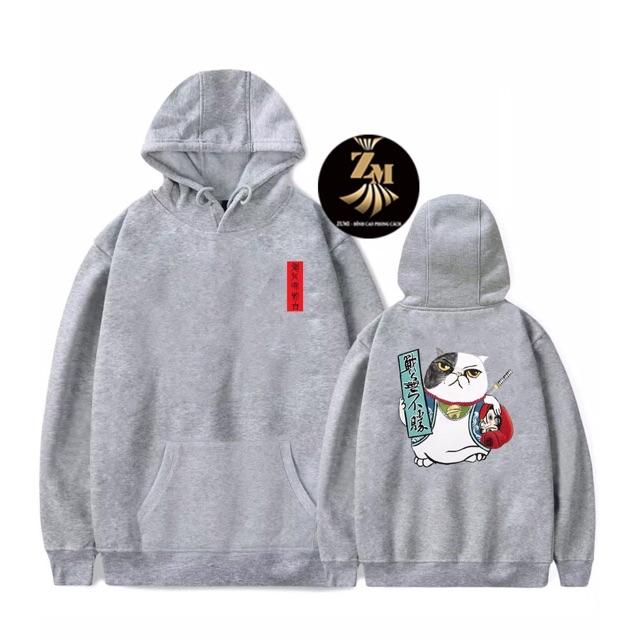 Áo Hoodie unisex nam nữ đều mặc được Samurai HD00010 có Big size vải nỉ bông ngoại cao cấp