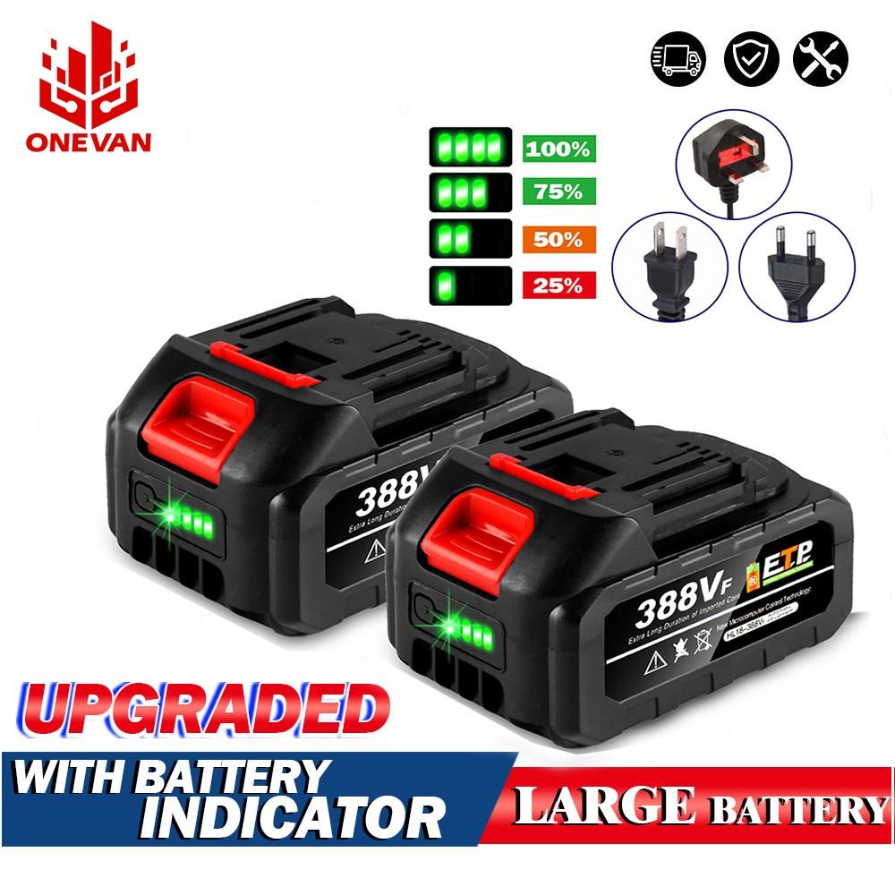 10000mAh 20000mAh Pin Sạc Được Nâng Cấp Pin Lithium 18V dành cho Makita 18V Dòng B Pin Có Đèn Báo Pin Điện Áp Danh Định: 21.6V