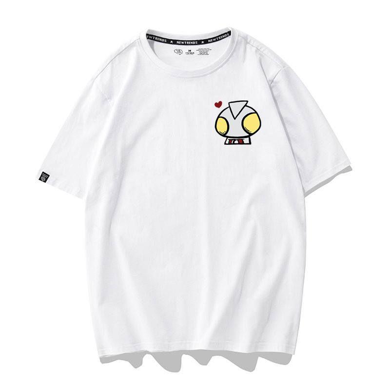 Áo Thun Nam Nữ Tay Ngắn Hình Icon Điện Quang Nhiều Màu - Unisex - Cotton - Mã AT021
