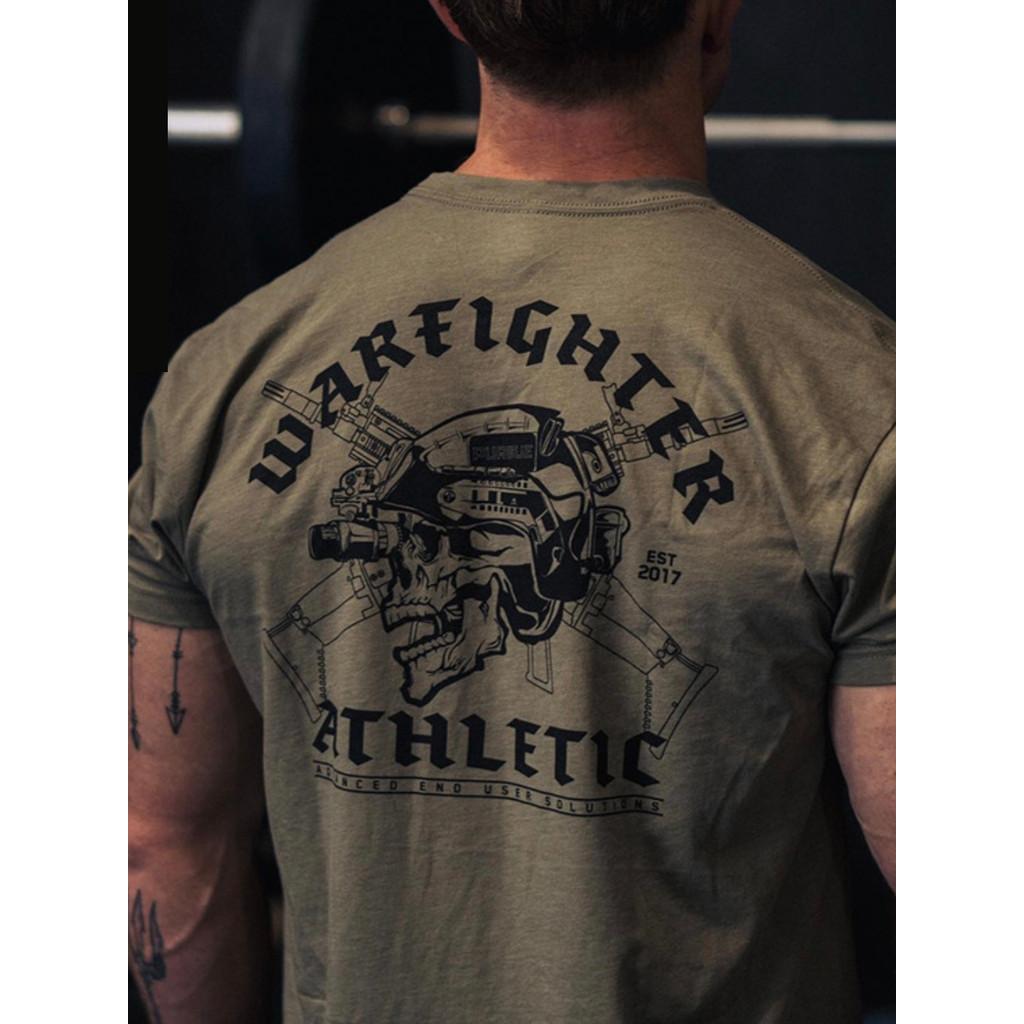 Áo thun Warfighter_chiến thuật - đen