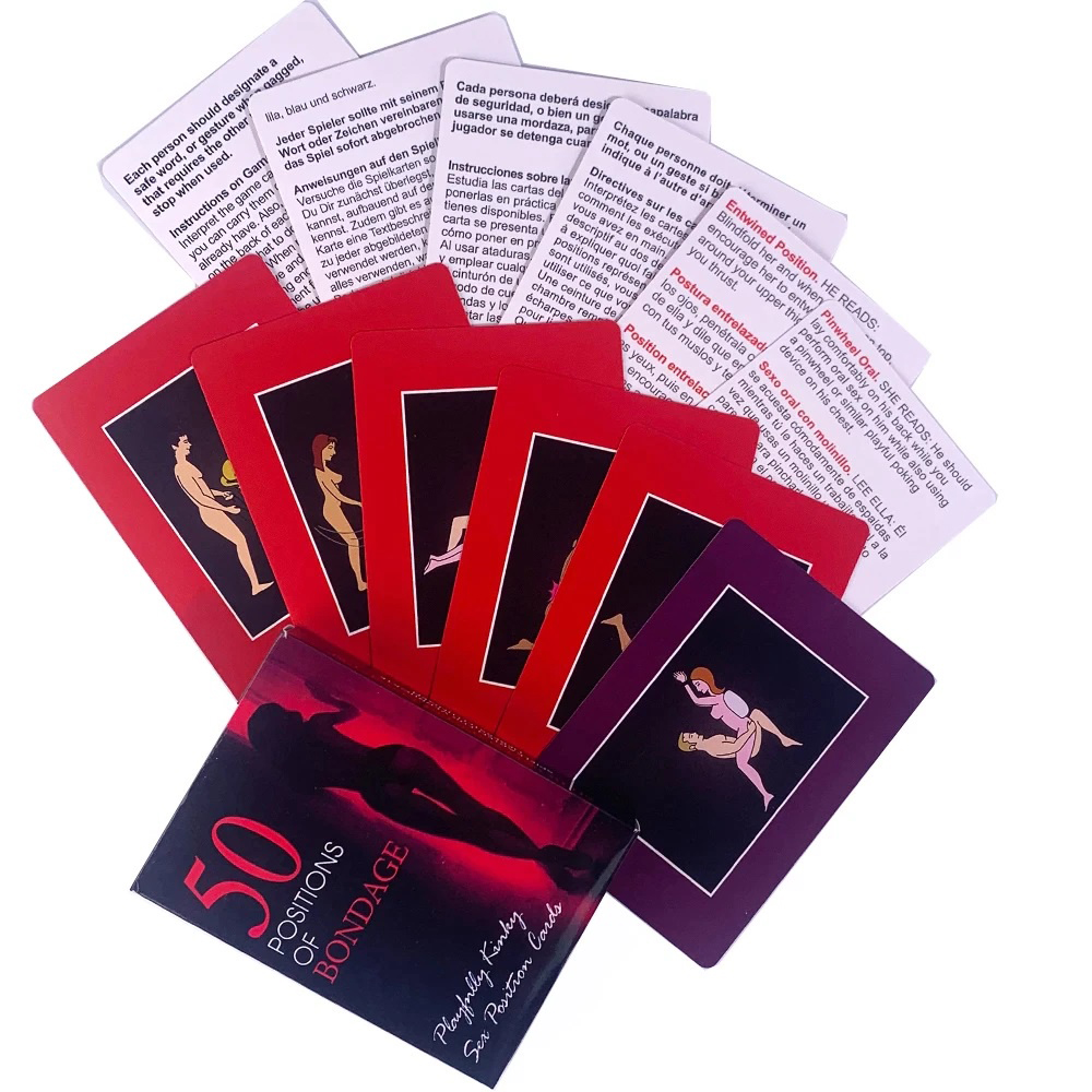 Bộ Bài 50 Sắc Thái - 50 Position Of Bondage Cards Cho Cặp Đôi