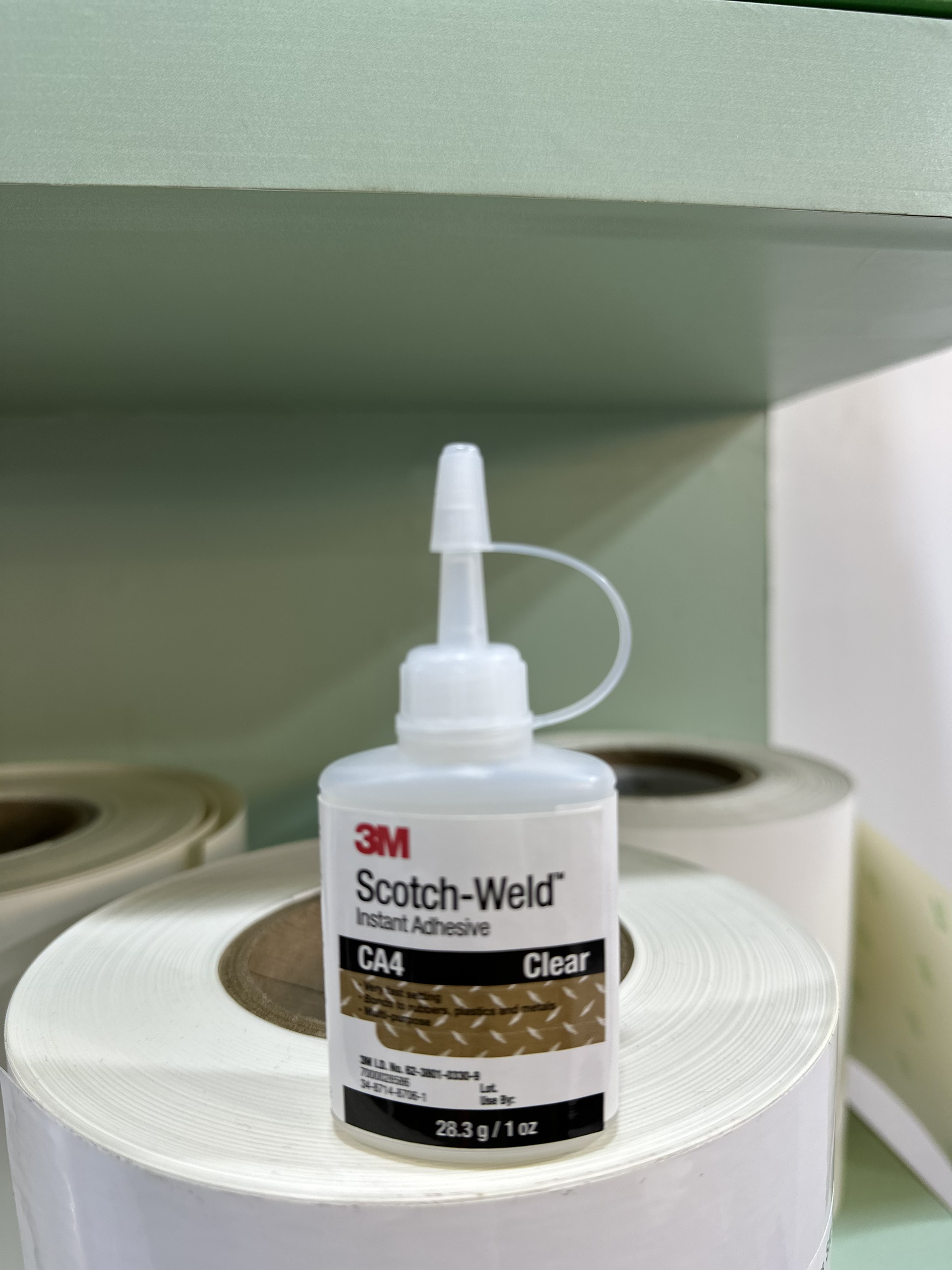 KEO DÁN NHANH 3M CA4 SCOTCH-WELD INSTANT ADHESIVE   MÀU TRONG, CHAI 28,3G