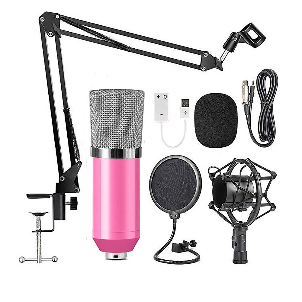 Micrô ngưng tụ BM700 chuyên nghiệp Micrô ghi âm Micrô mic hát KTV hát Bộ ghi âm phòng thu âm