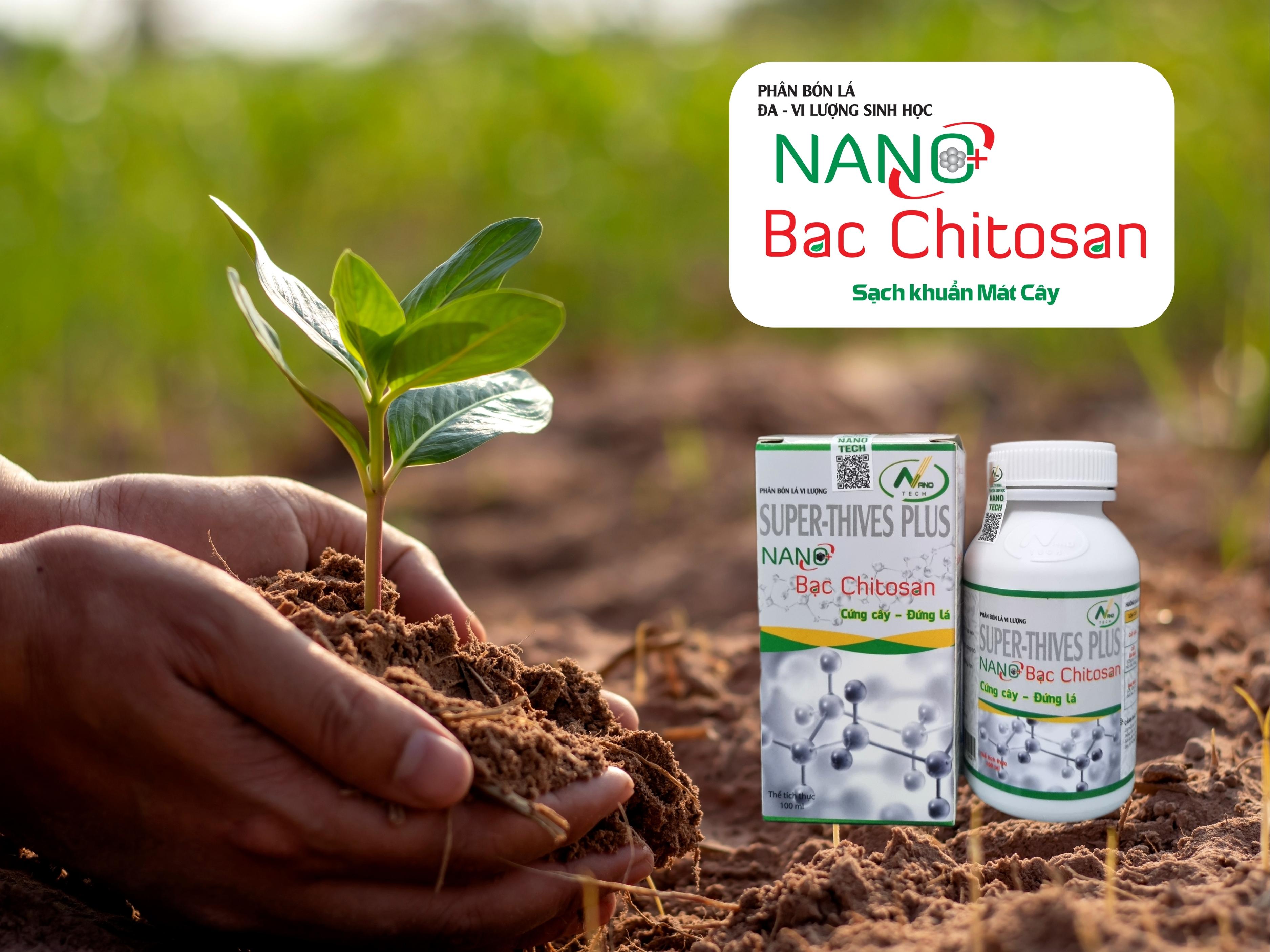 Phân bón lá vi lượng Super-Thives Plus NANO BẠC CHITOSAN cung cấp các nguyên tố vi lượng, tăng sức đề kháng và kích thích tăng trưởng cho cây trồng