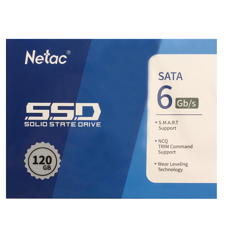 Ổ cứng SSD Netac 120GB - Hàng chính hãng
