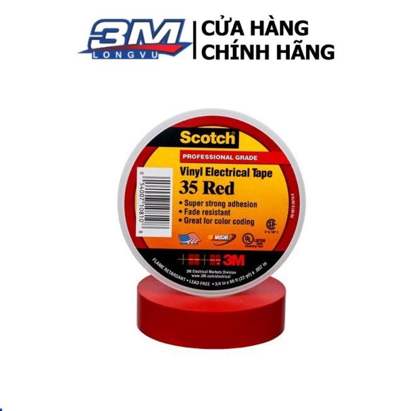 Băng Keo Điện 3M Vinyl Electrical Tape 35 Khổ 3/4 x 66ft - 3M Long Vu