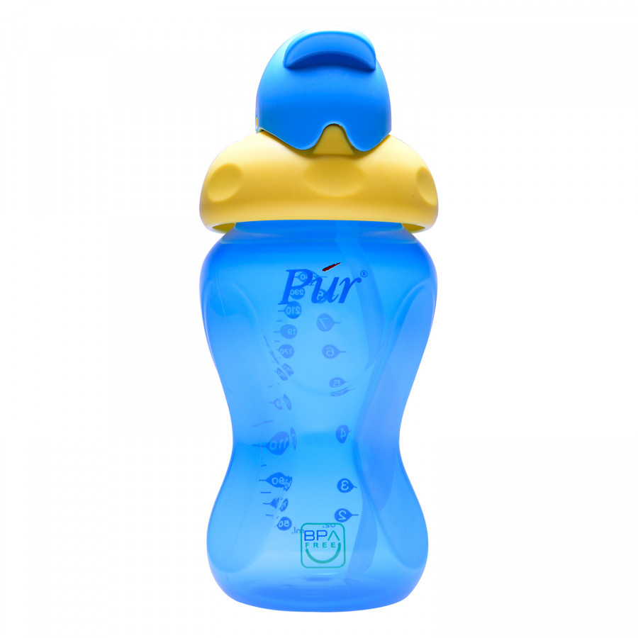Bình ống hút có nắp bật Pur PUR9005 - 250ml