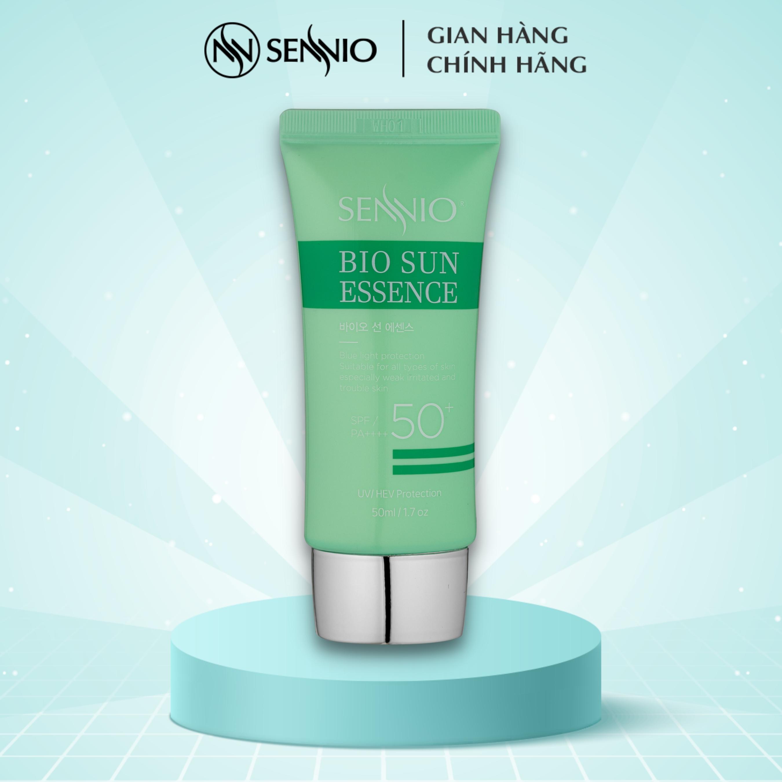Tinh chất chống nắng, chống ánh sáng xanh Sennio Bio Sun Essence SPF50 PA+++