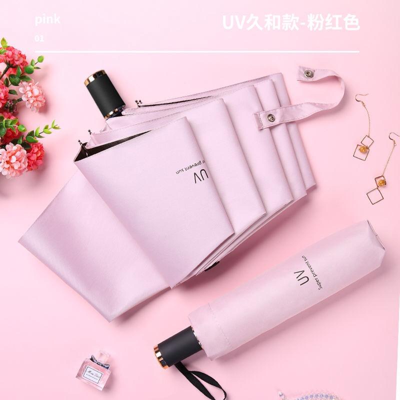 Ô Che Mưa - Dù Che Mưa Che Nắng Cao Cấp 8 Nan Gấp Gọn Cỡ Lớn Chống Tia UV 2 gấp gọn