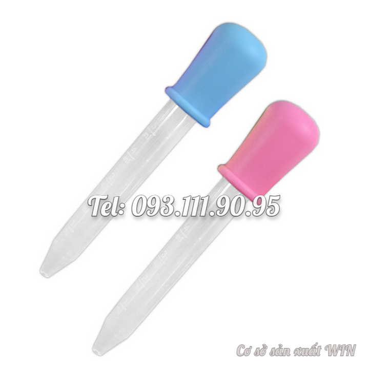 Bộ 10 ống bơm silicon làm rau câu, làm bánh, socola – Mã số 1995