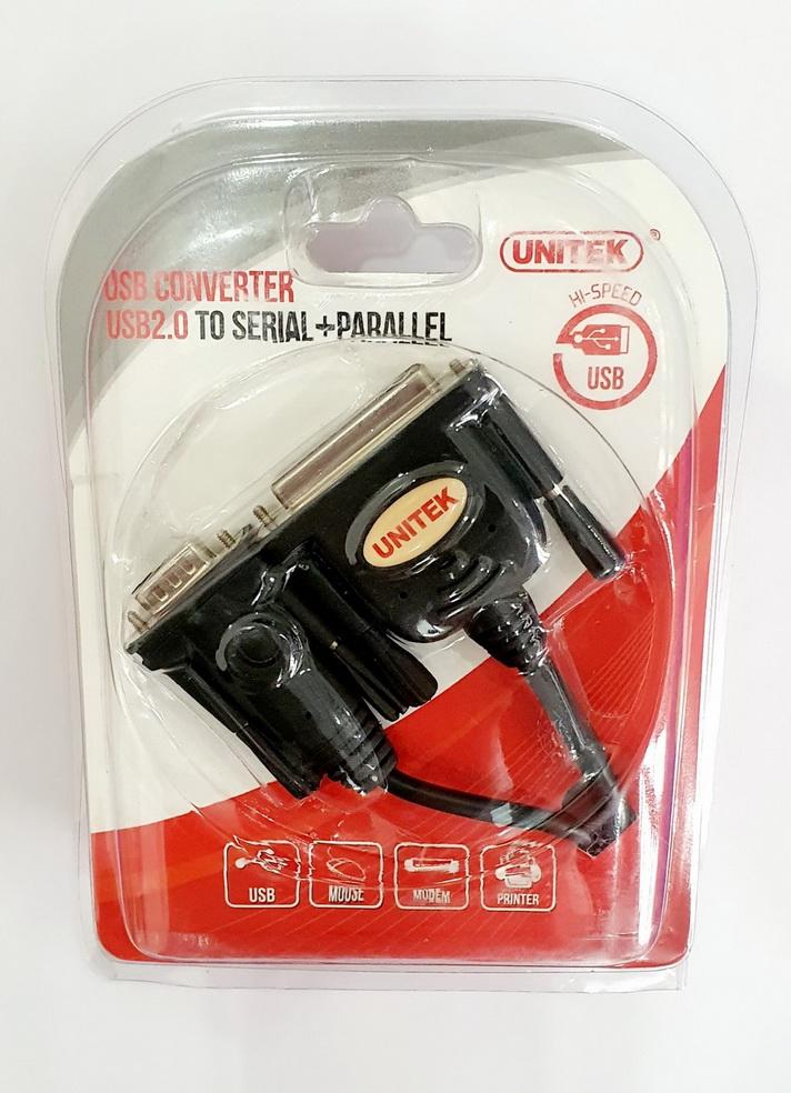 CÁP USB 2.0 -&gt; RS232/COM 9 UNITEK (Y-107) - HÀNG CHÍNH HÃNG