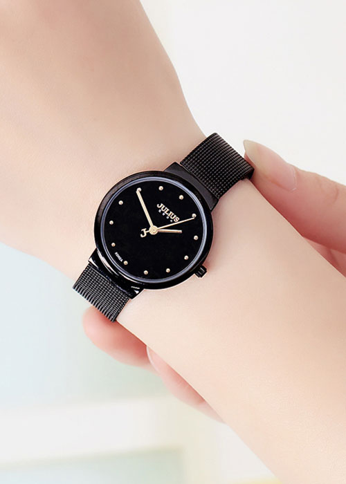 Đồng Hồ Nữ Dây Thép Julius JA426 - Đen