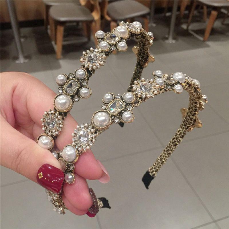 Bờm đính đá lấp lánh phong cách cổ điển