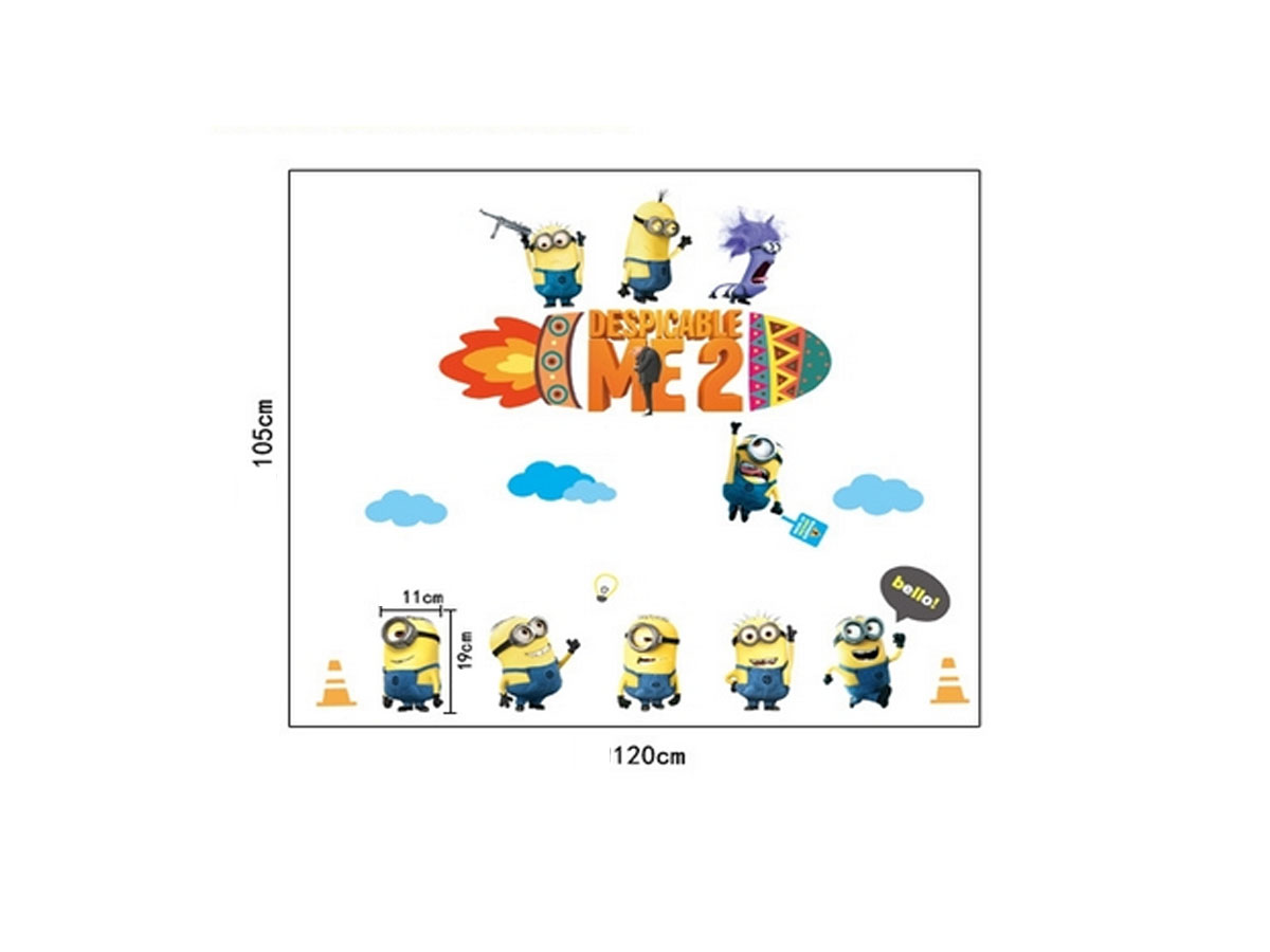 decal dán tường minion ngộ nghĩnh -kẻ đánh cắp mặt trăng ay9147