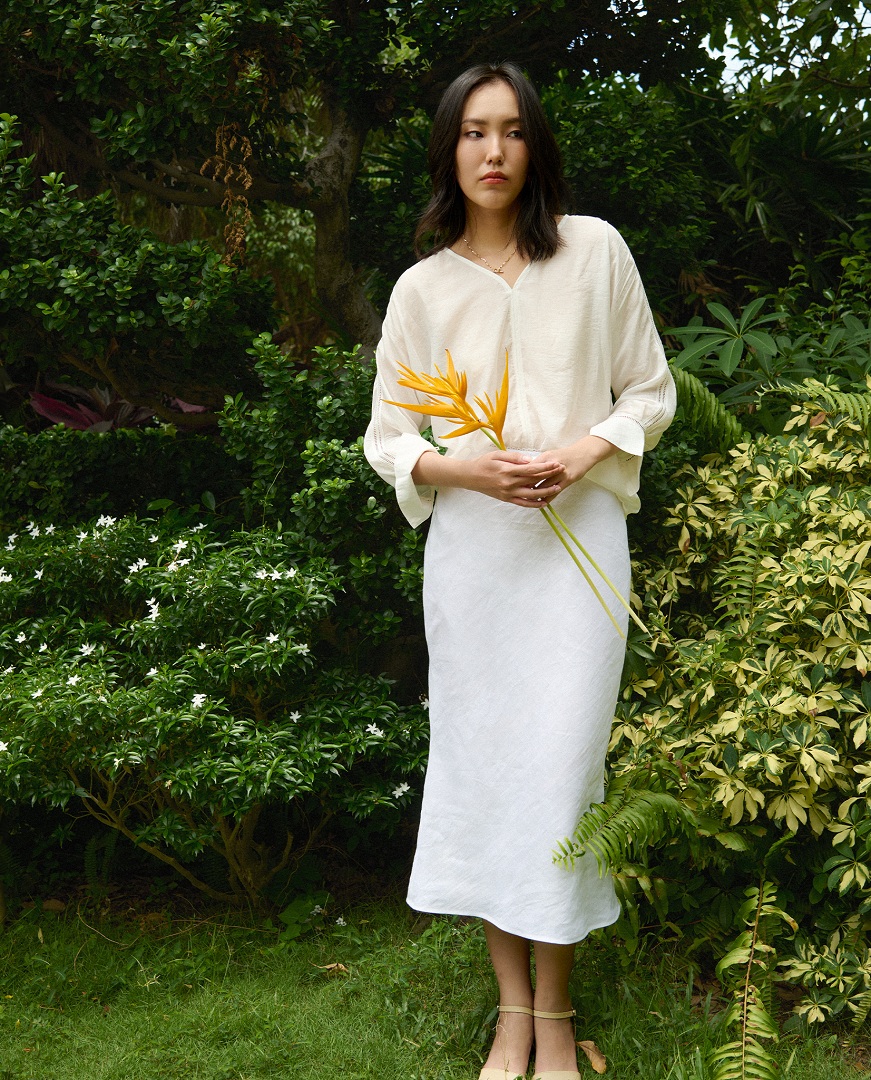 Váy Linen Suông Lân Sa SKI047 thời trang thiết kế Hity