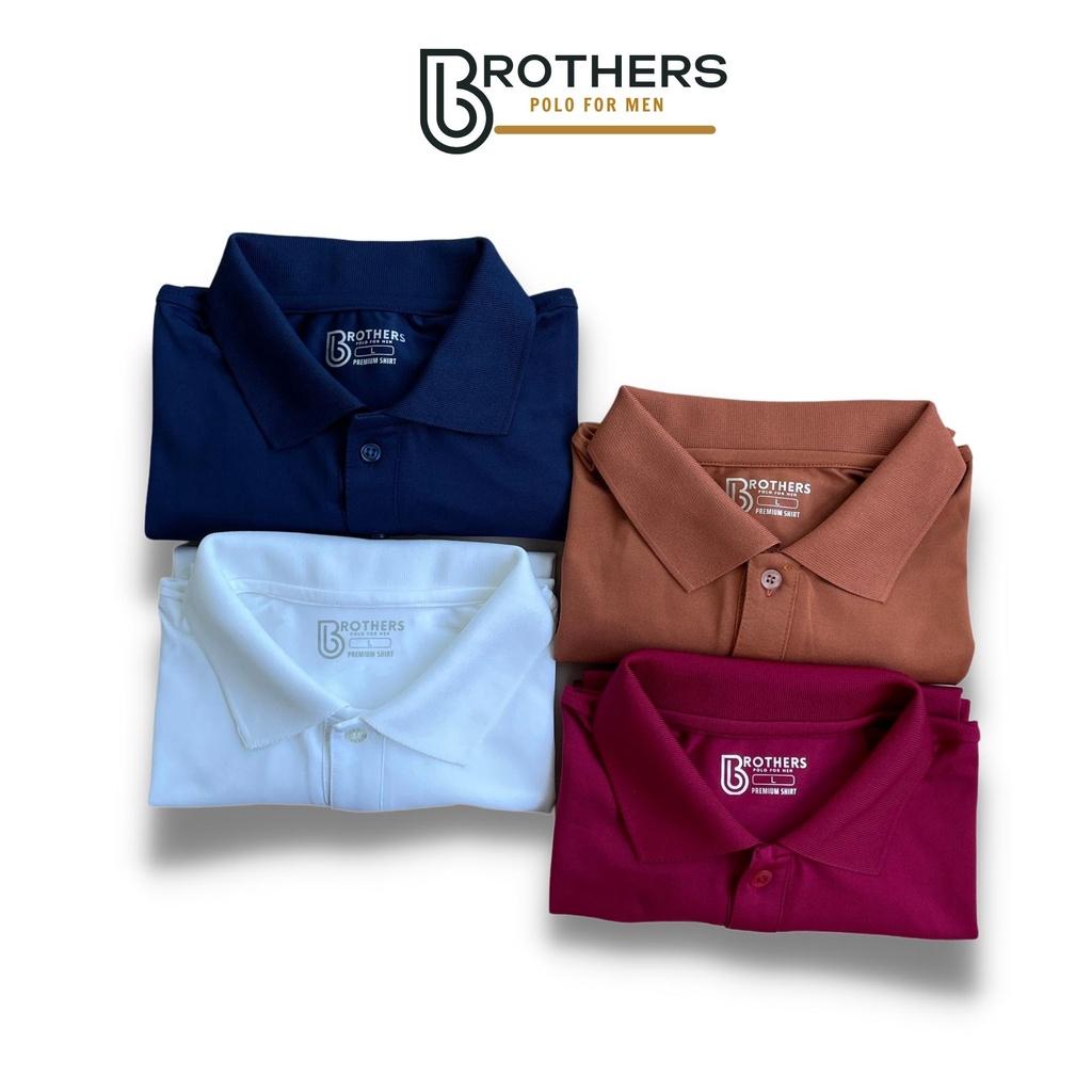 Áo thun POLO nam TROLI cổ trụ bẻ, vải cá sấu cotton cao cấp, chuẩn phom, trẻ trung, thoáng mát - BROTHERS