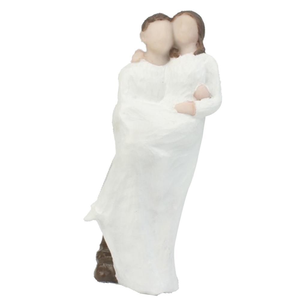 Sweet Wedding Cake Topper Figure Bride &amp; Groom Couple Bridal Decors Lovely