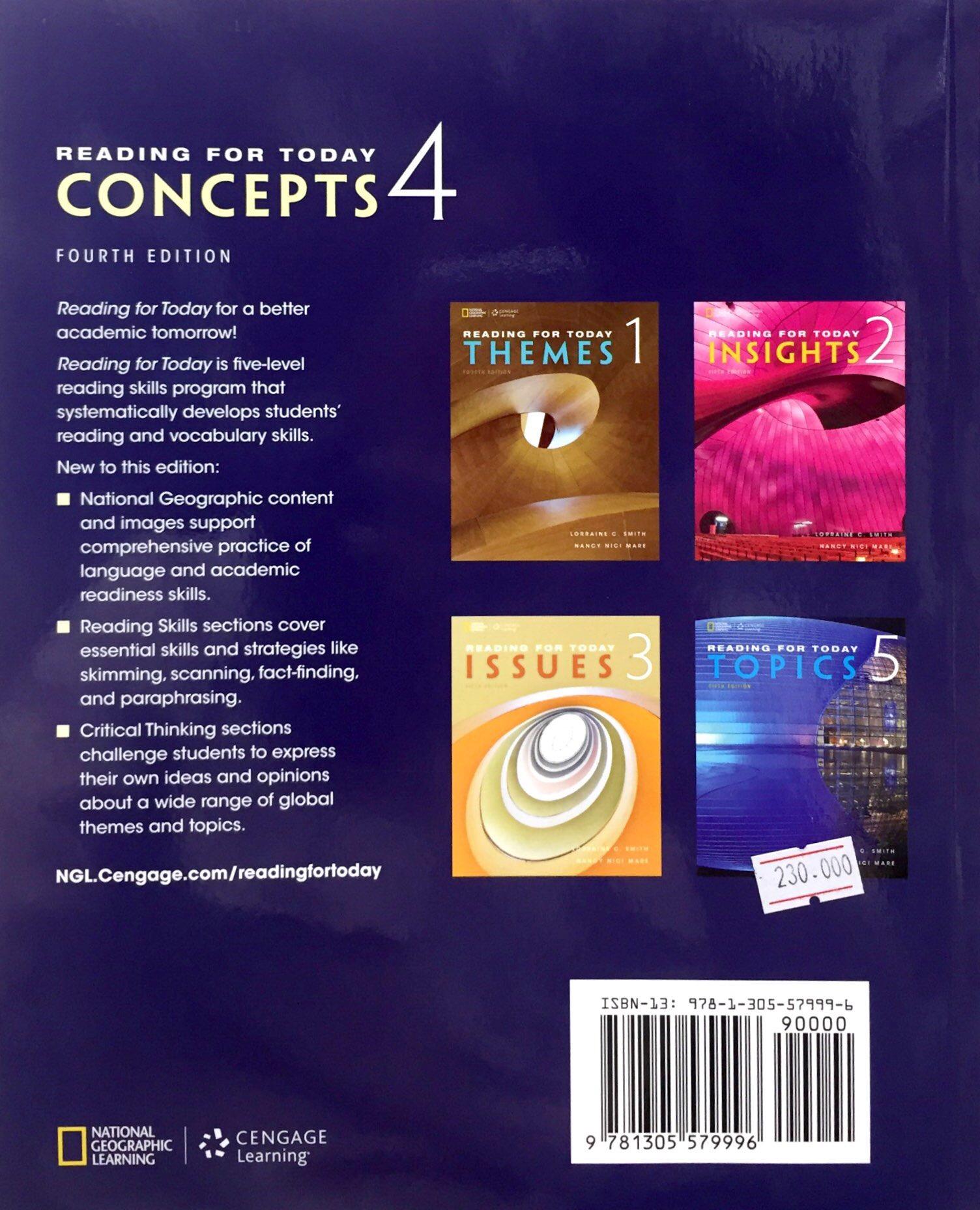 Reading for Today 4: Concepts (Reading for Today, New Edition)