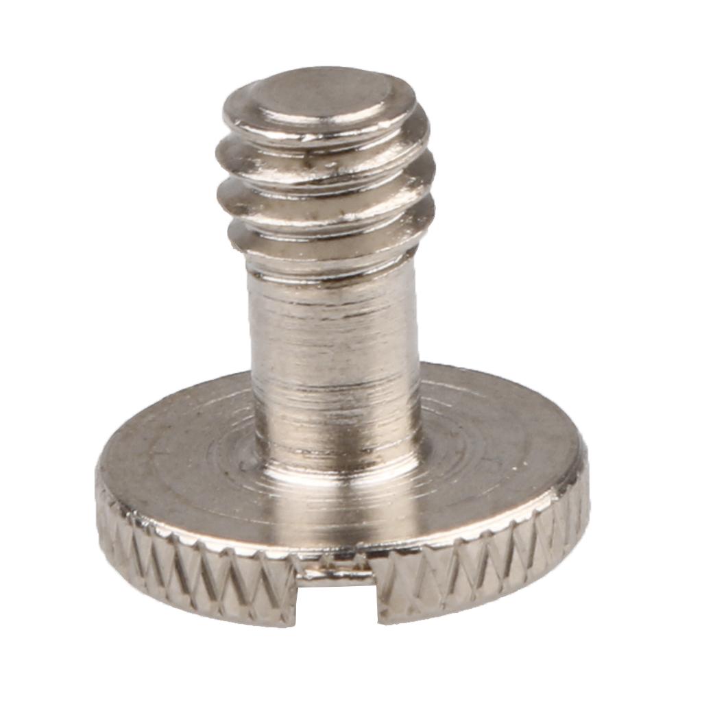 1/4" Metal Camera Mounting Screw for Tripod Monopod Quick Release Plate