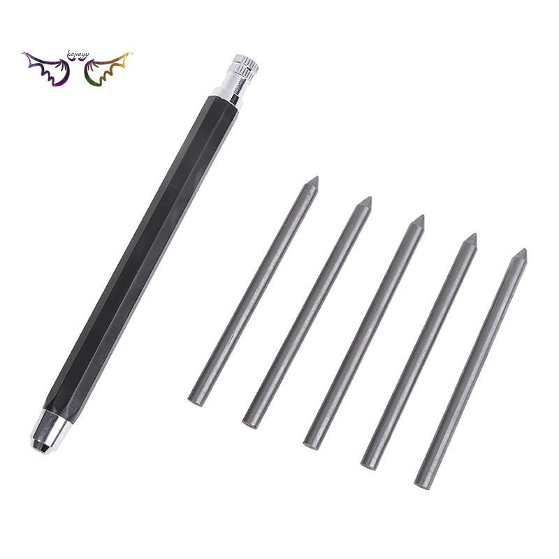 1 Set 5.6mm Metal Lead Holder Automatic Mechanical Graphite Pencil for Drawing Shading Crafting Art Sketching